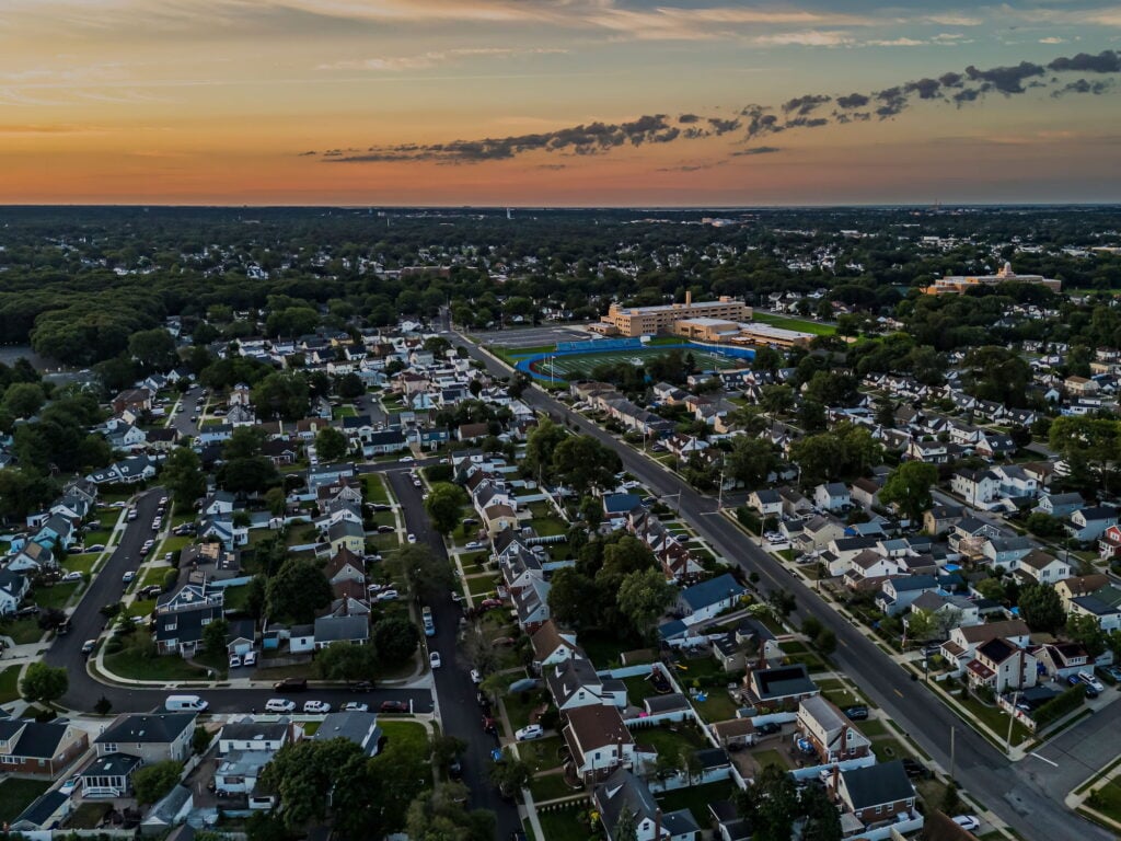 Suffolk, NY Aerial View